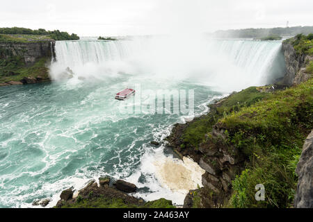 Cascate del Niagara dalla Ontario Canada Foto Stock