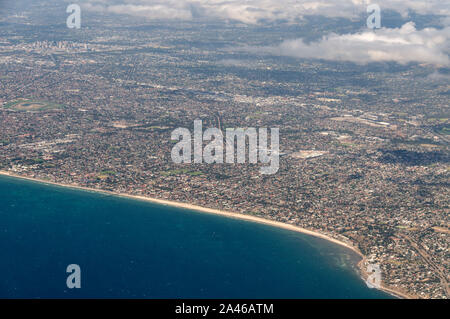 San Marino un elegante sobborgo, rivolto verso l'Oceano del Sud costa vicino Adelaide nel South Australia Foto Stock