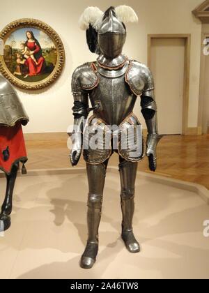 Campo armor per horseman, Italia, c. 1575 - Foto Stock