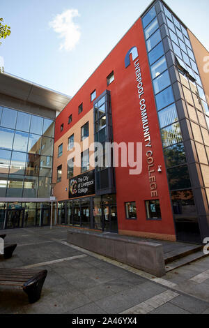 La città di Liverpool college Arts Centre liverpool community college Liverpool England Regno Unito Foto Stock