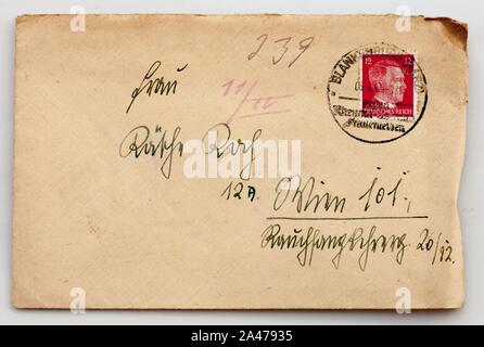 Feldpost von Hans 1944-04-06 1. Foto Stock