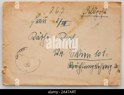 Feldpost von Hans 1944-07-29 1. Foto Stock