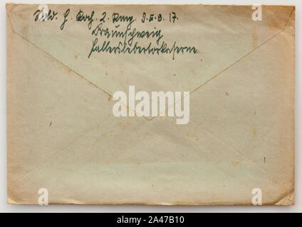 Feldpost von Hans 1942-09-13 2. Foto Stock