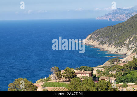 Costa occidentale dell'isola di Mallorca Foto Stock