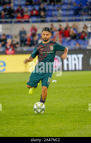 Roma, Lazio, Italia. 15 Maggio, 2019. 22/10/2019 Roma, la partita di calcio tra Italia vs Grecia valida per il campionato europeo di calcio Euro.Nella foto Lorenzo insigne. Credito: Fabio Sasso/ZUMA filo/Alamy Live News Foto Stock