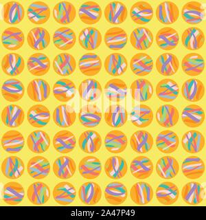 Abstract disegnati a mano forme di ripetizione. Vector seamless pattern design per i tessili, carta da parati, la carta di avvolgimento, stampe, tessuto, web sfondo, accento. Illustrazione Vettoriale