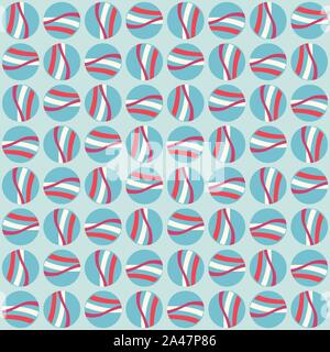 Abstract disegnati a mano forme di ripetizione. Vector seamless pattern design per i tessili, carta da parati, la carta di avvolgimento, stampe, tessuto, web sfondo, accento. Illustrazione Vettoriale