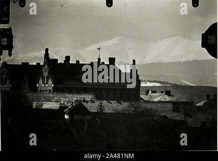 Fernaufnahme der Siwula von Bania aus, 30.Aprile 1917. Foto Stock