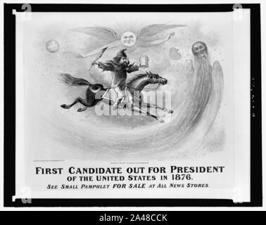 Primo candidato per il presidente degli Stati Uniti in 1876 Foto Stock