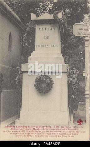 Fleury - Le Père Lachaise historique - 156 - Merlin de Thionville. Foto Stock