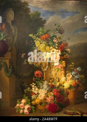 Pezzo di fiori di Jan Frans Van Dael. Foto Stock