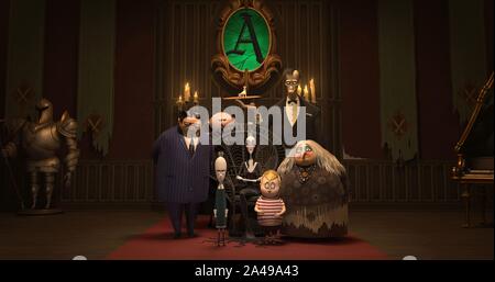 La famiglia Addams (2019), diretto da CONRAD VERNON e GREG TIERNAN. Credito: METRO-Goldwyn Mayer / Album Foto Stock