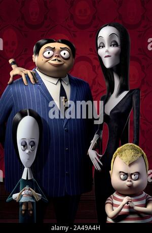 La famiglia Addams (2019), diretto da CONRAD VERNON e GREG TIERNAN. Credito: METRO-Goldwyn Mayer / Album Foto Stock