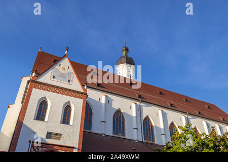 Chiesa parrocchiale di Santa Maria Assunta, Landsberg am Lech, Baviera, Germania Foto Stock