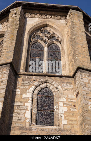 La chiesa di Notre Dame de Neufchatel en Bray, regione della Normandia, Francia. Foto Stock