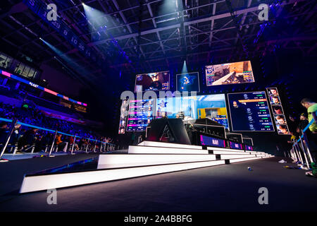 Immagine editoriale di un Counter Strike: offensiva mondiale torneo esports evento. Foto Stock