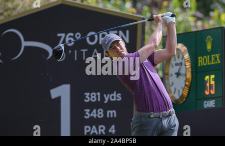 Leader della classifica fitzpatrick, Matteo tour europeo corsa a dubri 76 durante il 76° Open d'Italia, Roma, Italia, 12 ott 2019, Sport Golf Foto Stock