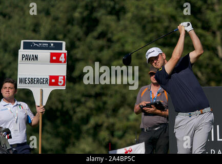 Wiesberger, Bernd tour europeo corsa a dubri 76 durante il 76° Open d'Italia, Roma, Italia, 12 ott 2019, Sport Golf Foto Stock