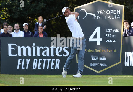 Edoardo molinari european tour gara dubri 76 durante il 76° Open d'Italia, Roma, Italia, 12 ott 2019, Sport Golf Foto Stock