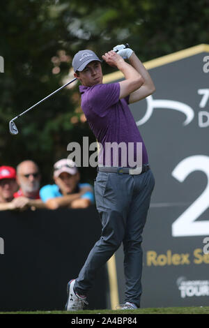 Roma, Italia. Xii oct, 2019. Roma, Italia - 12 ottobre 2019: Matteo FITZPATRICK in azione durante il giorno 3 dell'76 Golf Open italiani a Olgiata Golf Club, il 12 ottobre 2019 a Roma, Italia Credit: Indipendente Agenzia fotografica/Alamy Live News Foto Stock