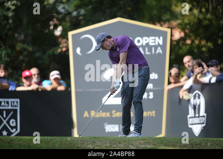 Roma, Italia. Xii oct, 2019. Roma, Italia - 12 ottobre 2019: Matteo FITZPATRICK in azione durante il giorno 3 dell'76 Golf Open italiani a Olgiata Golf Club, il 12 ottobre 2019 a Roma, Italia Credit: Indipendente Agenzia fotografica/Alamy Live News Foto Stock