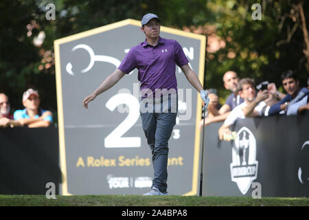 Roma, Italia. Xii oct, 2019. Roma, Italia - 12 ottobre 2019: Matteo FITZPATRICK in azione durante il giorno 3 dell'76 Golf Open italiani a Olgiata Golf Club, il 12 ottobre 2019 a Roma, Italia Credit: Indipendente Agenzia fotografica/Alamy Live News Foto Stock