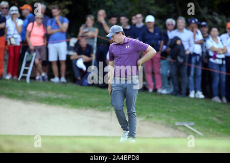 Roma, Italia. Xii oct, 2019. Roma, Italia - 12 ottobre 2019: Matteo FITZPATRICK in azione durante il giorno 3 dell'76 Golf Open italiani a Olgiata Golf Club, il 12 ottobre 2019 a Roma, Italia Credit: Indipendente Agenzia fotografica/Alamy Live News Foto Stock