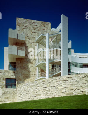 Il Getty Center, in Brentwood, Los Angeles, California, è un campus per le istituzioni culturali fondata da oilman J. Paul Getty Foto Stock