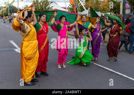 Diwali Festival 2019, Melton Road in Leicester Foto Stock