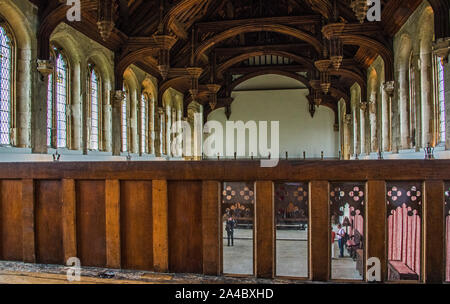 La Grande Hall a Eltham Palace Foto Stock