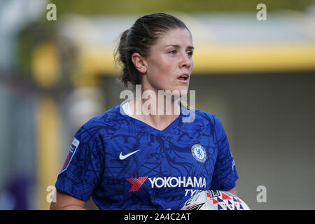 KINGSTON Upon Thames, Inghilterra - 12 ottobre: Maren Mjelde di Chelsea donne durante la Barclay FA DONNA Super League tra Chelsea e le donne Foto Stock