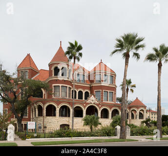 La Moody Mansion, restaurato, quattro piani originariamente struttura completata nel 1895 a Galveston, Texas Foto Stock
