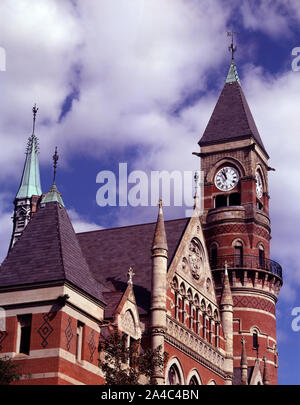 La Biblioteca Pubblica di New York il Jefferson ramo di Mercato, New York New York Foto Stock