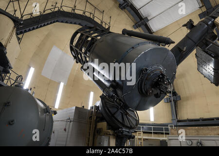 Le Otto Struve telescopio al McDonald Observatory, un osservatorio astronomico situato vicino la comunità non costituite in società di Fort Davis in Jeff Davis County, Texas Foto Stock