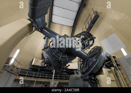 Le Otto Struve telescopio al McDonald Observatory, un osservatorio astronomico situato vicino la comunità non costituite in società di Fort Davis in Jeff Davis County, Texas Foto Stock