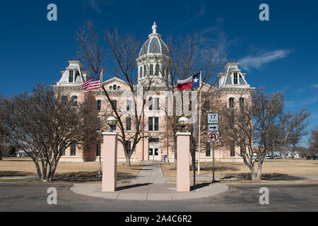 Il Presidio County Courthouse in Marfa, Texas Foto Stock