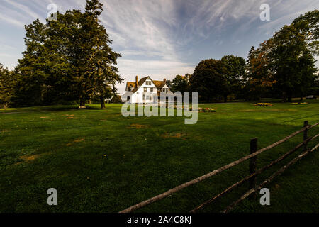 Hubbard Cottage Roosevelt Campobello International Park   Welshpool, Campobello Island, New Brunswick, CA Foto Stock