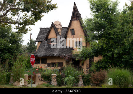 La casa Spadena, noto anche come la casa della strega, è un storybook house di Beverly Hills, la California Foto Stock