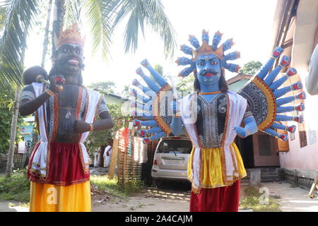 Majuli grande maschera. Foto Stock