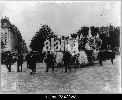 I funerali dei due figli di Isadora Duncan a Parigi Foto Stock