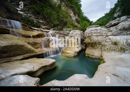 Cascata Tanggedu, East Sumba, East Nusa Tengara, Indonesia Foto Stock