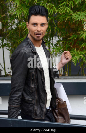 Foto deve essere accreditato ©Alex Huckle/Alfa premere 067572 08/02/2013 Rylan Clark ad ITV London Studios Foto Stock