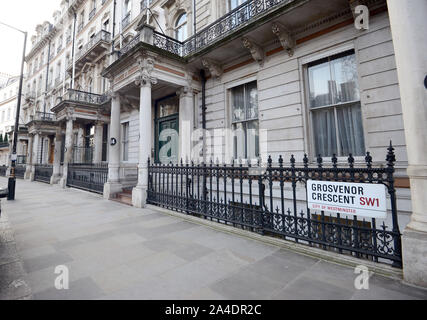 Foto deve essere accreditato ©Alex Huckle/Alfa premere 067572 18/02/2013 Beulah London Showroom di Grosvenor Crescent a Londra. Foto Stock