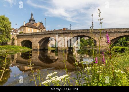 Villaggio di La Celle DUNOISE, (23) Creuse, Nuova Aquitaine, Francia Foto Stock