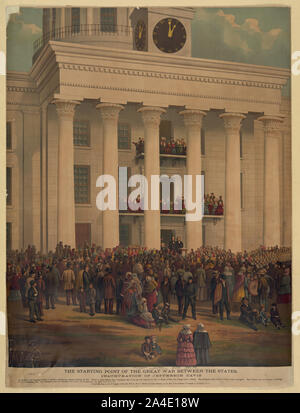 Il punto di partenza della grande guerra tra gli Stati membri Foto Stock