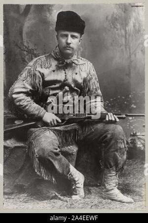 Theodore Roosevelt nel 1885 Foto Stock