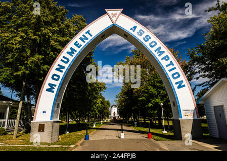 Nostra Signora dell'Assunzione monumento   Rogersville, New Brunswick, CA Foto Stock