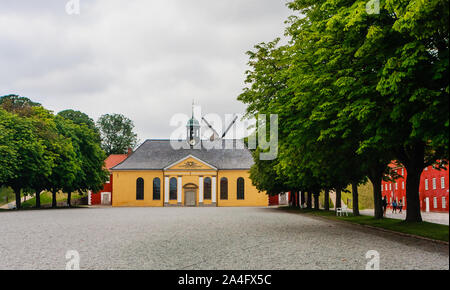 Kastels chiesa a Kastellet zona fortezza a Copenaghen. Danimarca Foto Stock