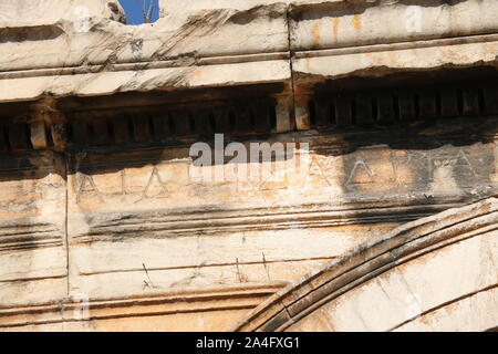 L'Arco di Adriano, Atene Foto Stock