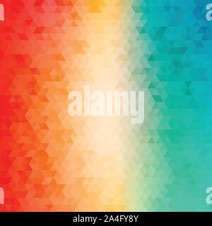 Luce multicolore, vettore mosaico esagonale coperchio. Illustrazione colorata in stile astratto con gradiente. Una nuova trama per il design. Illustrazione Vettoriale
